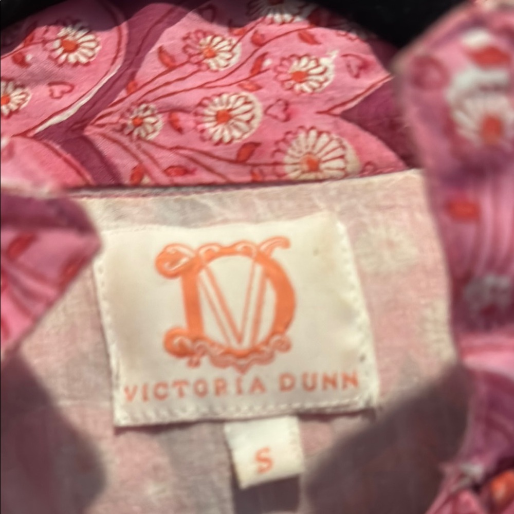 Victoria Dunn Pink and White Floral dress